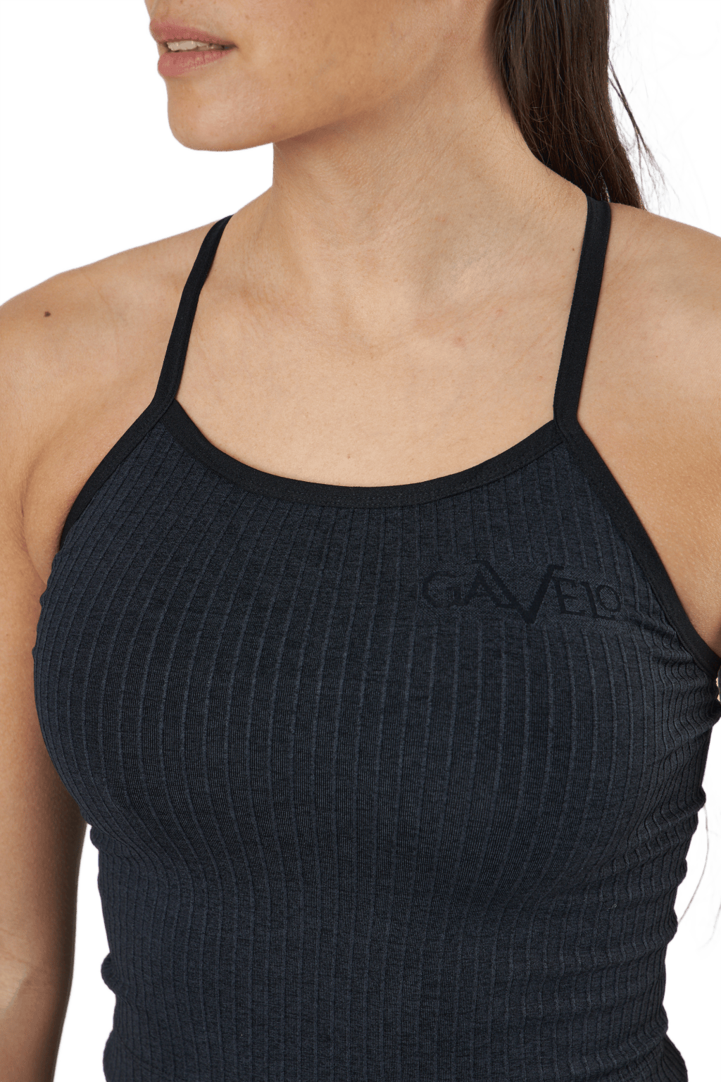 Ribbed Black Sand Melange Seam Black - Bild 4