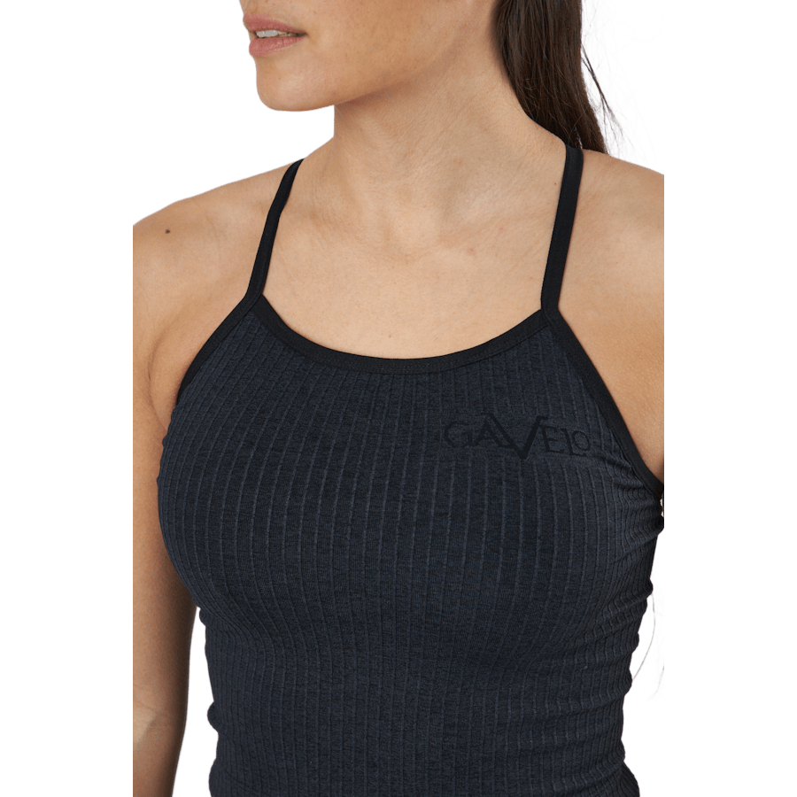 Ribbed Black Sand Melange Seam Black - Bild 4