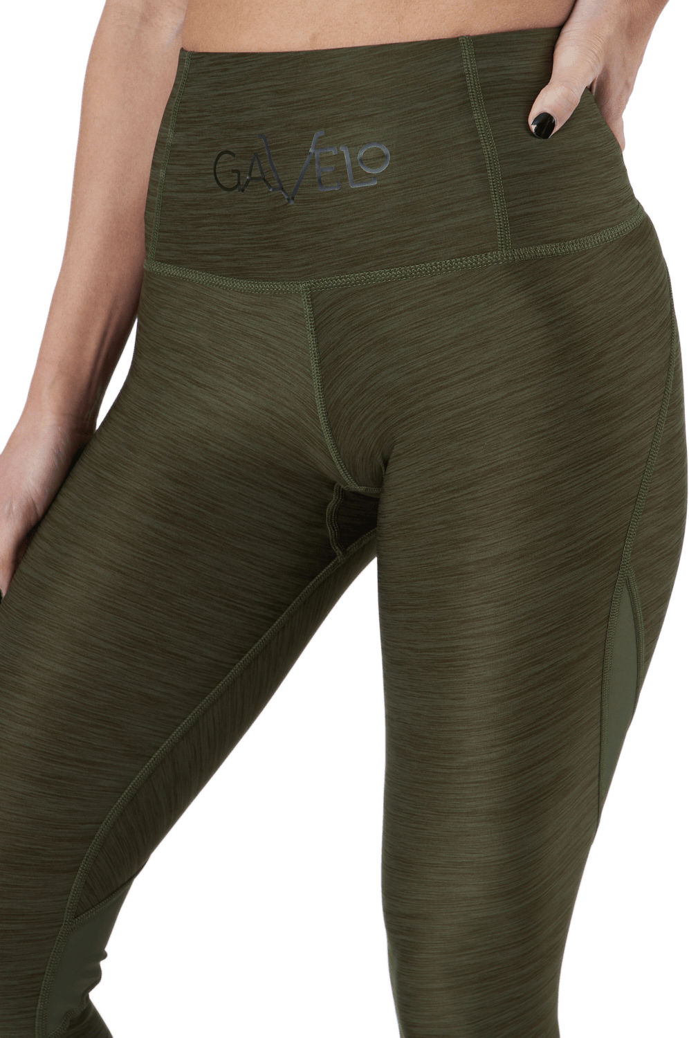 Green Melange Swirl Army Green - Bild 4