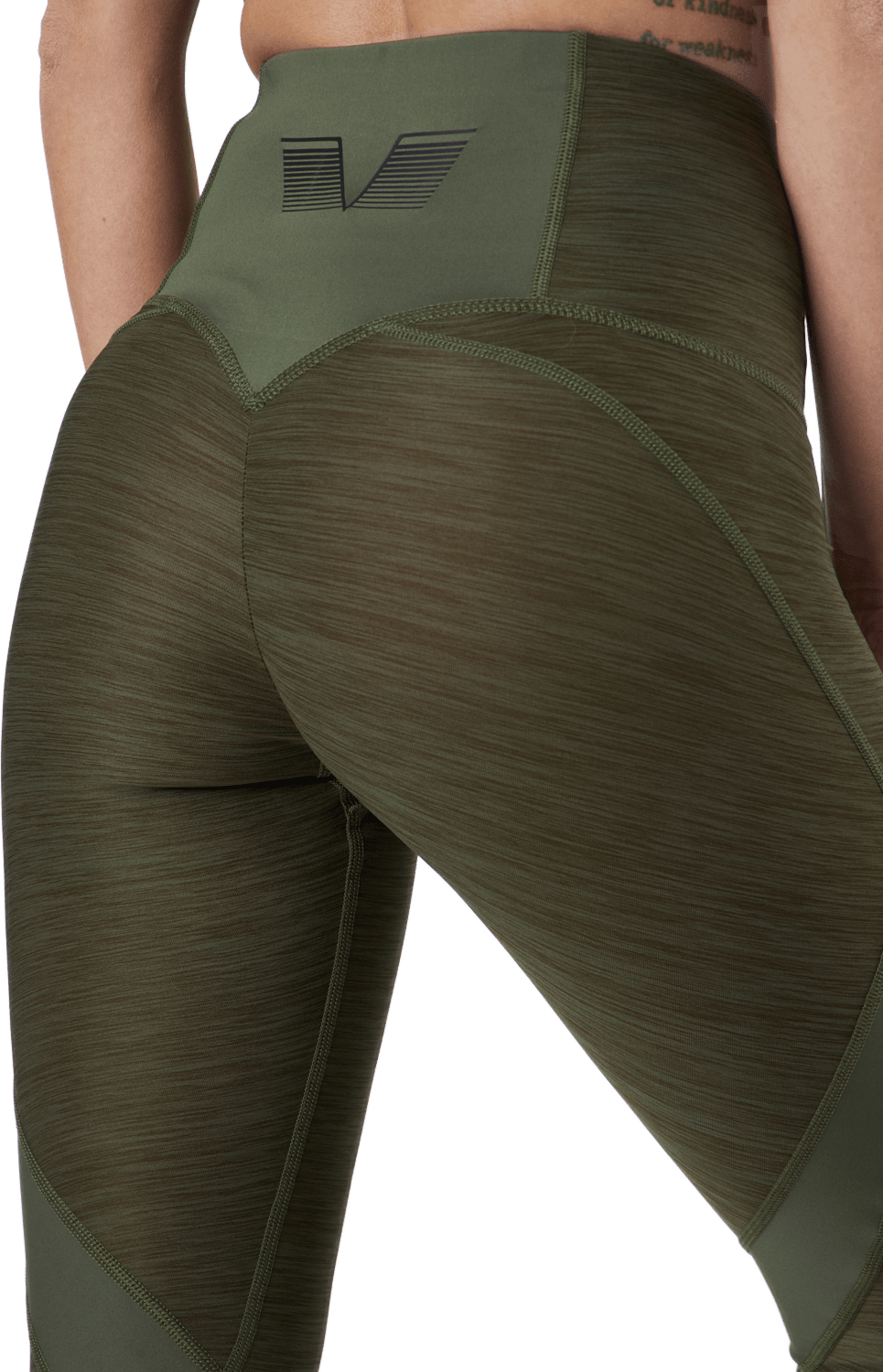 Green Melange Swirl Army Green - Bild 5