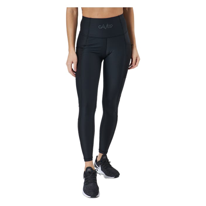 Mesh Pocket Leggings Black, Female, Apparels, Leggings, Workout, Black, S