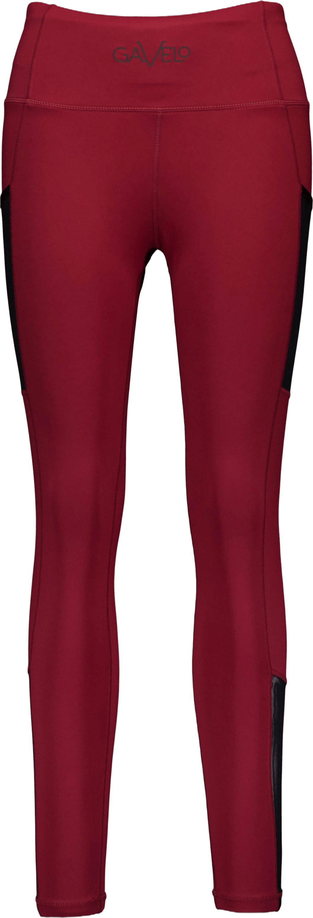 Mesh Pocket Leggings Dark Burgundy