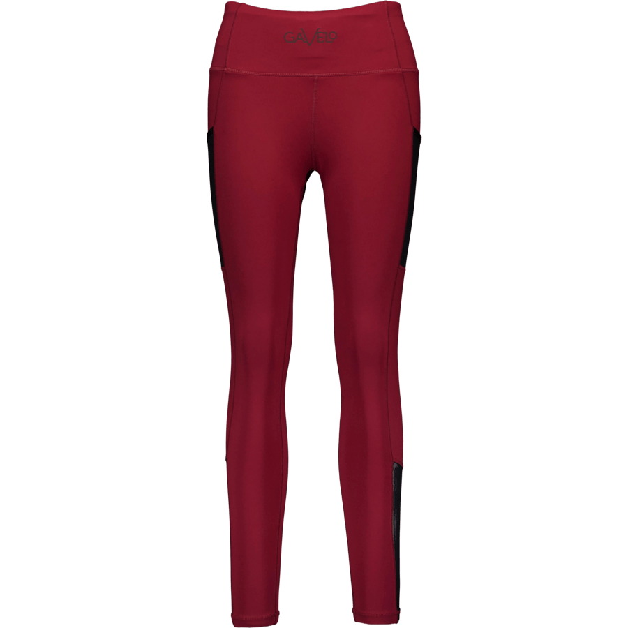 Mesh Pocket Leggings Dark Burgundy