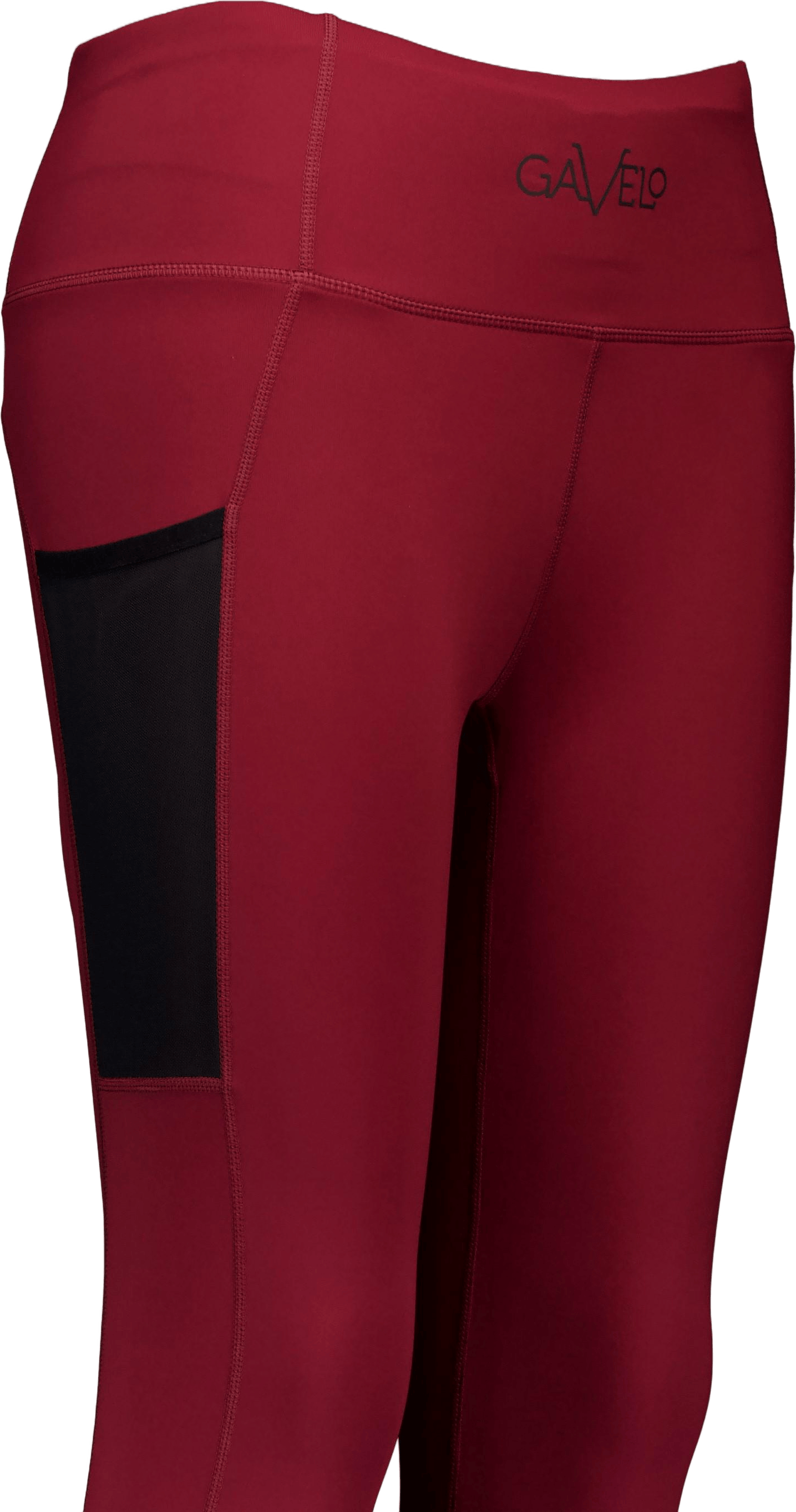 Mesh Pocket Leggings Dark Burgundy - Bild 4