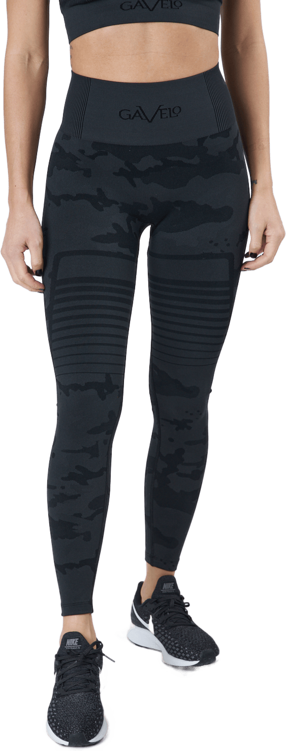 Antracite Camo Leggings Antracite Grey, Female, Apparels, Leggings, Workout, Black, L