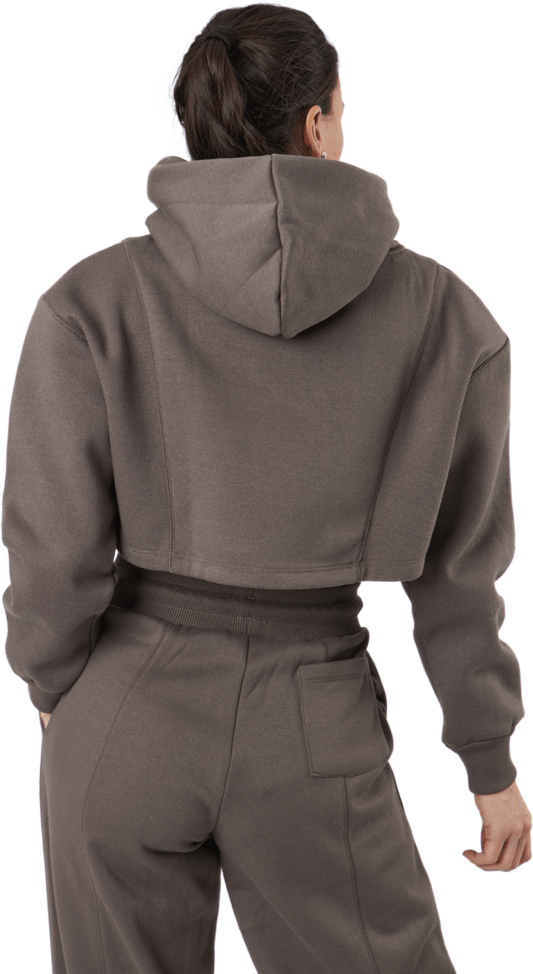 Chill Lounge Cropped Hoodie Taupe - Bild 3