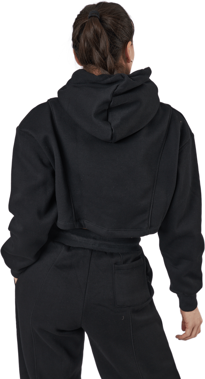 Chill Lounge Cropped Hoodie Black - Bild 3