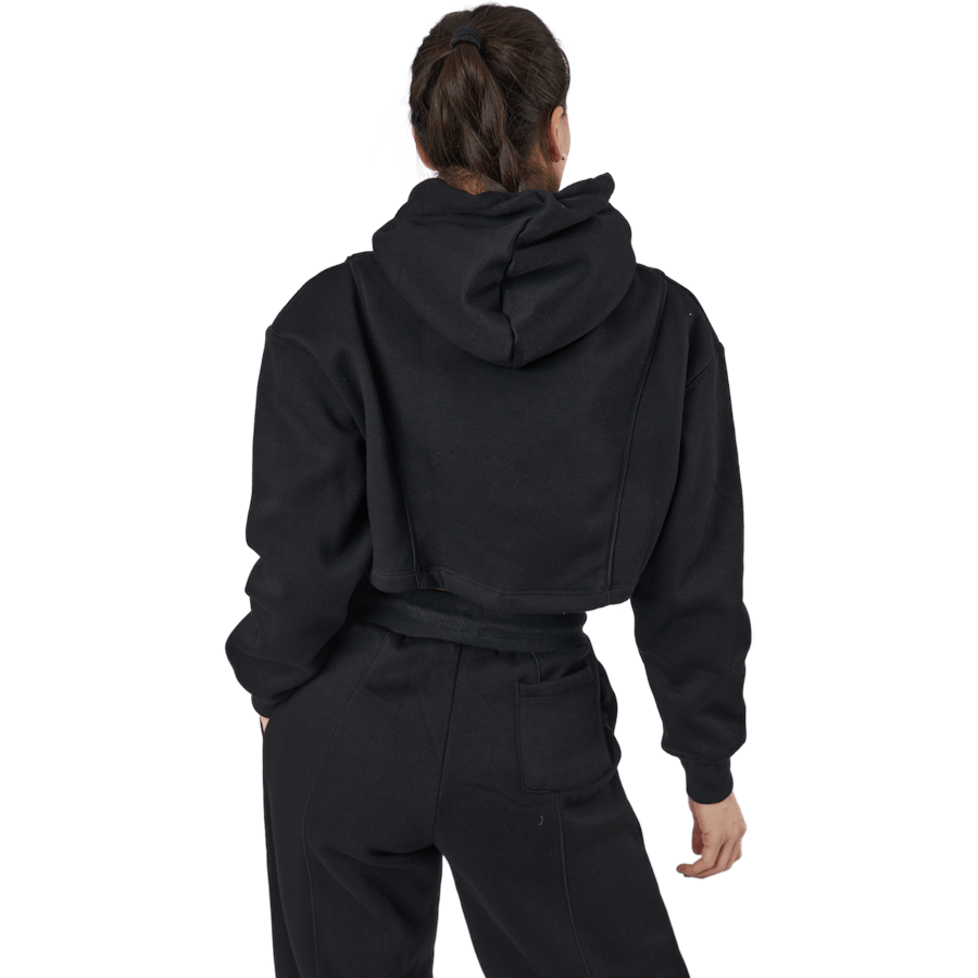 Chill Lounge Cropped Hoodie Black - Bild 3