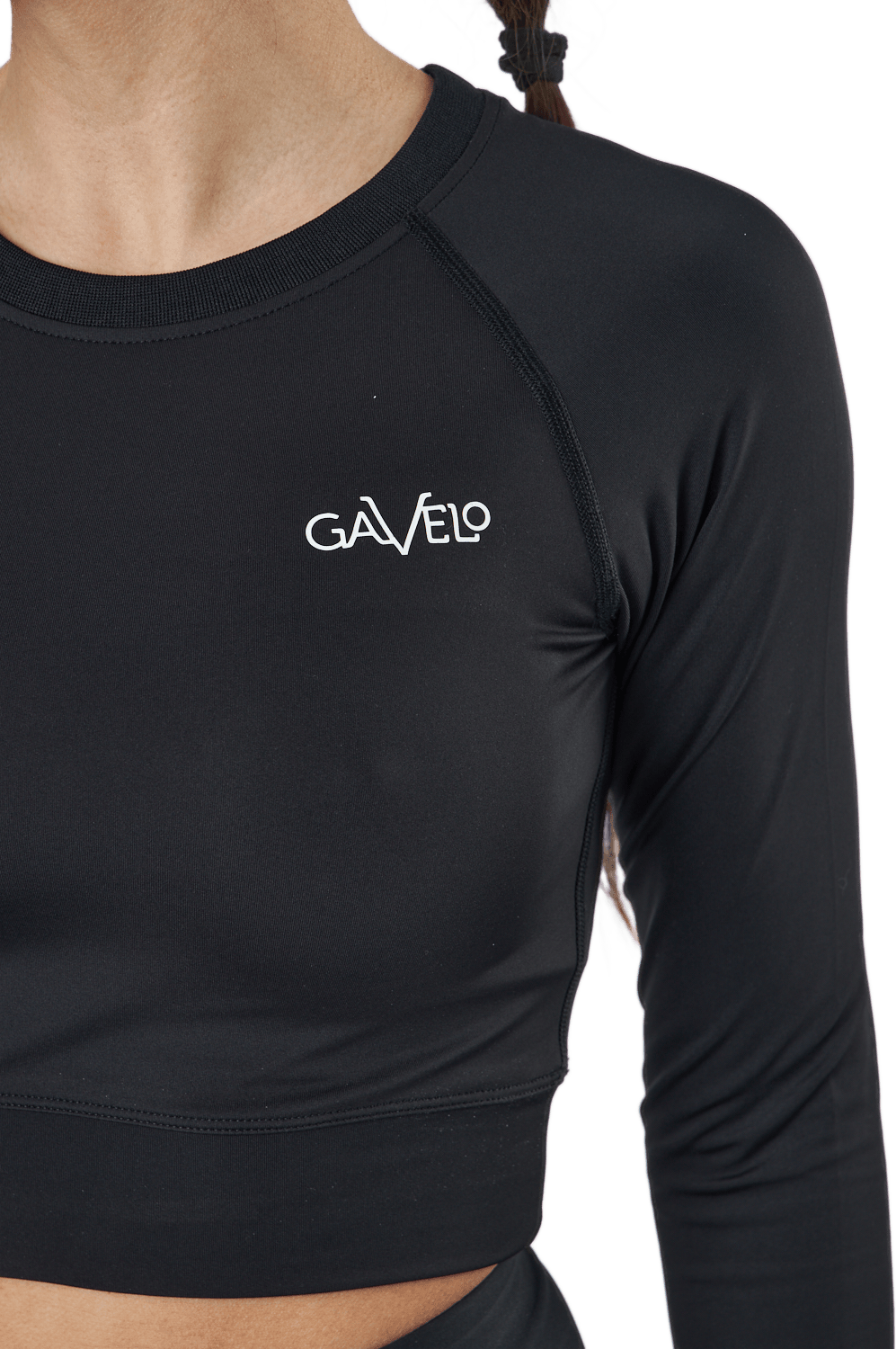 Cropped Longsleeve Black - Bild 4