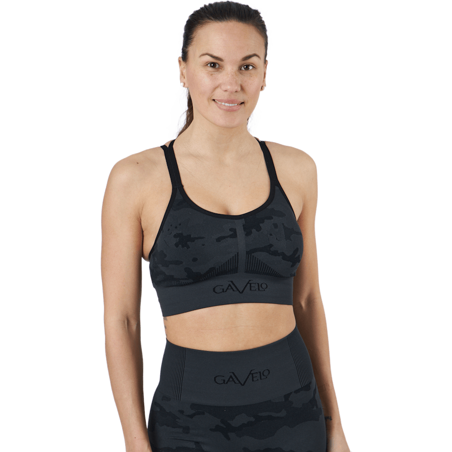 Seamless Anthracite Sports Bra Dark Grey