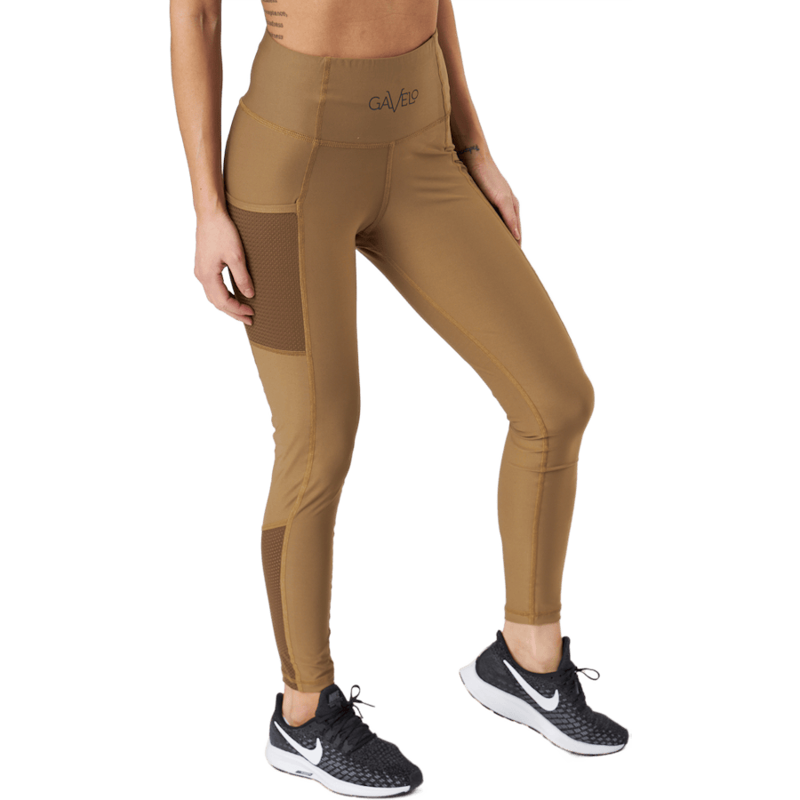 Mesh Pocket Leggings Dark Brown - Bild 2