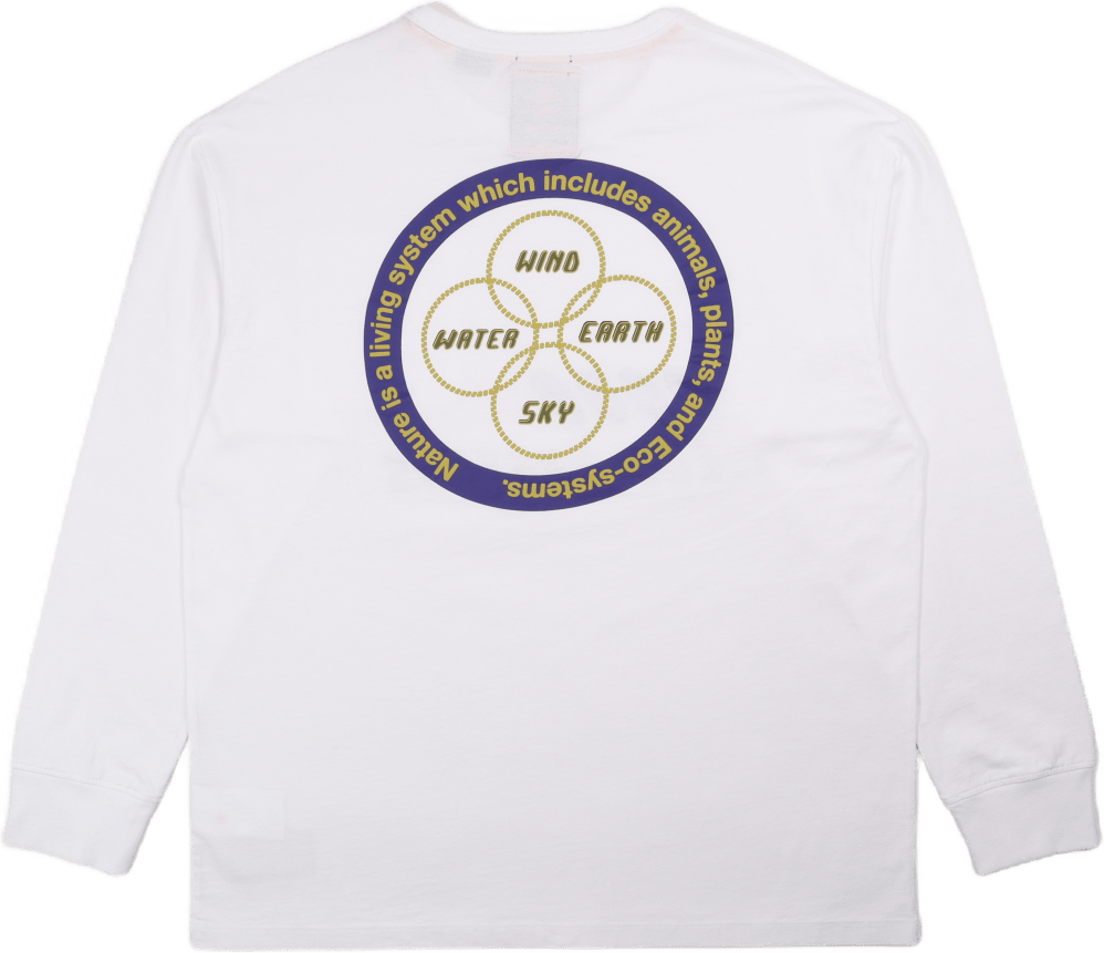 Beel Ls Tee White - Bild 4