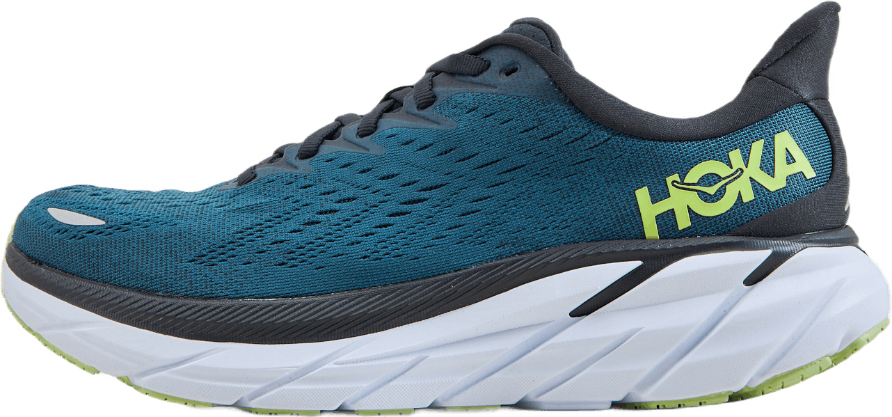 M Clifton 8 Wide Blue Coral / Butterfly, Male, Shoes, Running shoes, Running, Blue, EU 43 1/3