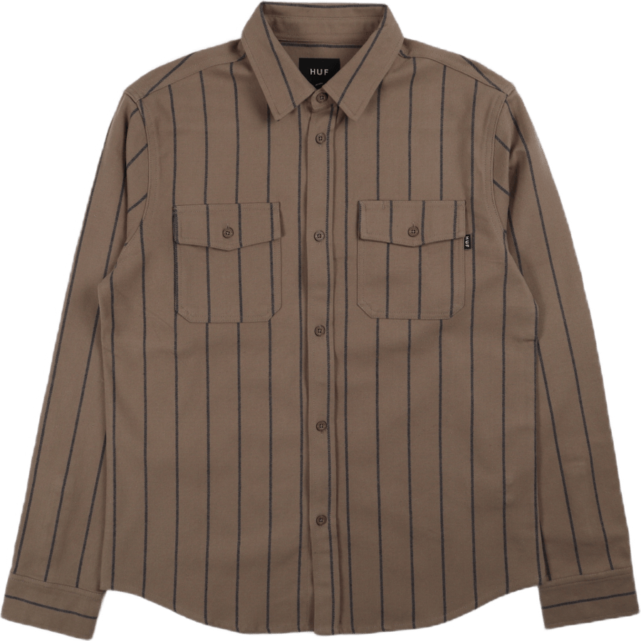 Issue Stripe Flannel Walnut