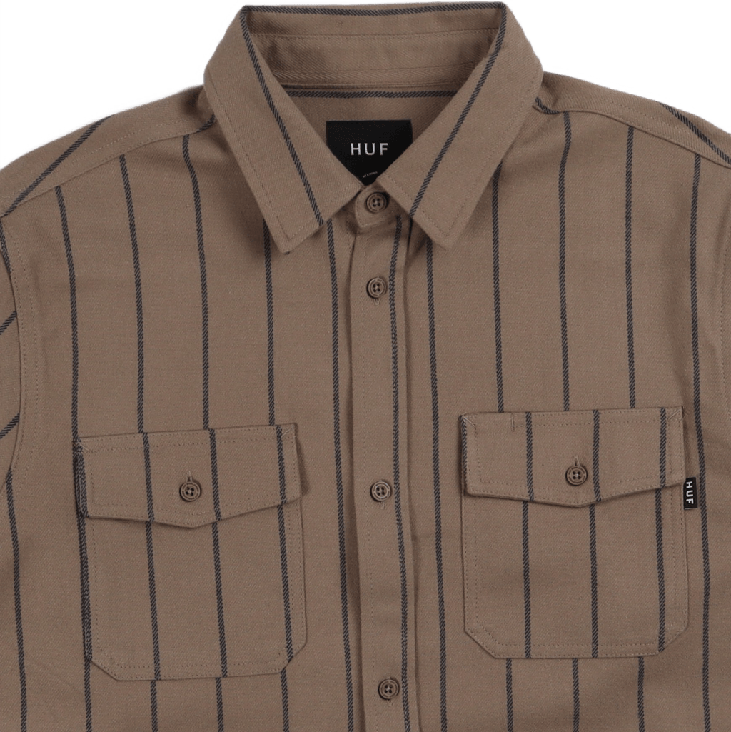 Issue Stripe Flannel Walnut - Bild 3