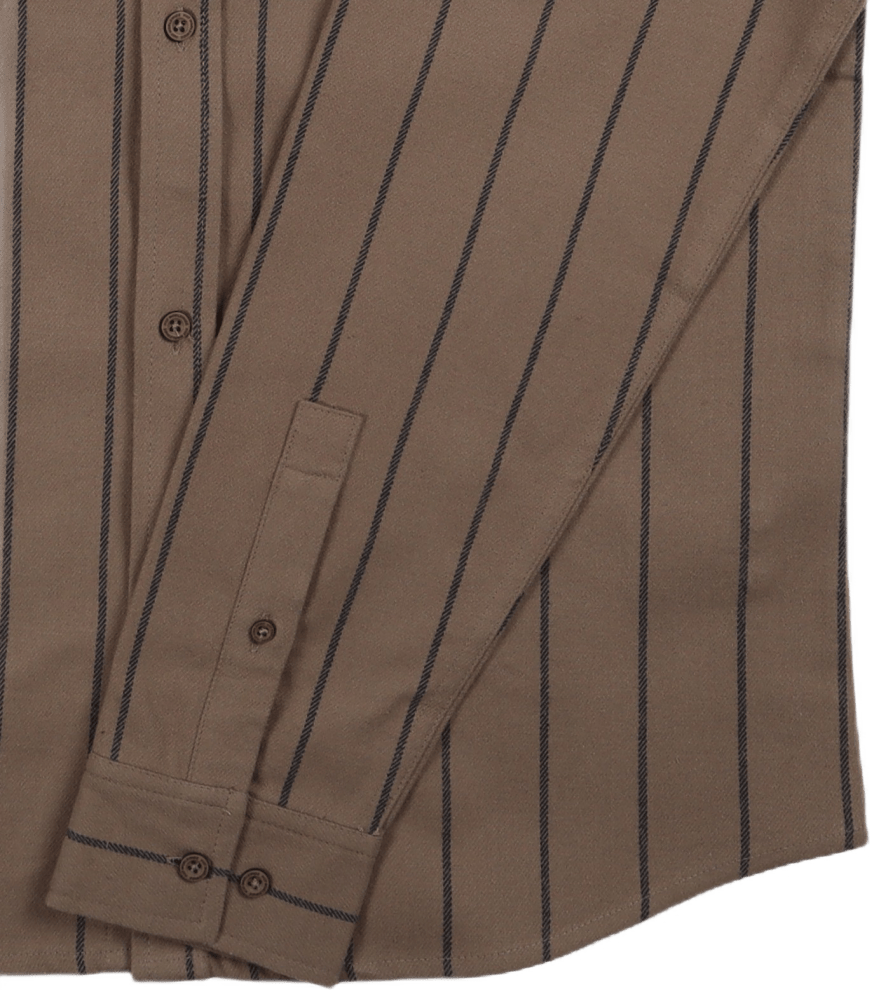 Issue Stripe Flannel Walnut - Bild 4