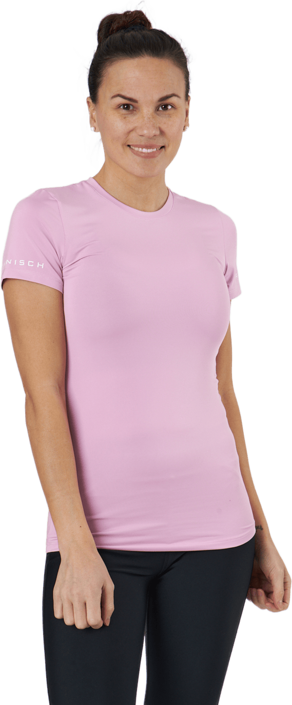 Arc Tee Pastel Lavender, Female, Abbigliamento, Maglietta, Allenamento, Rosa, XL