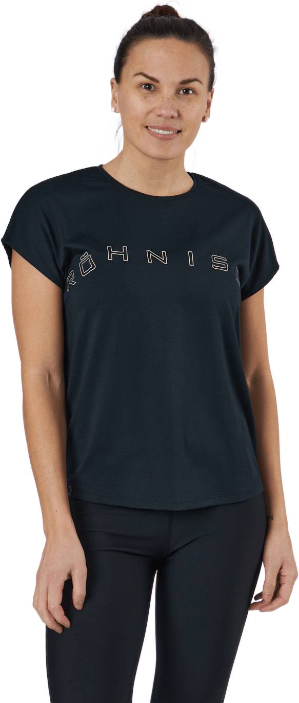 Clara Loose Tee Black