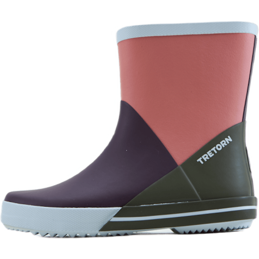 Arild Short Boot Blackberry/light Rose