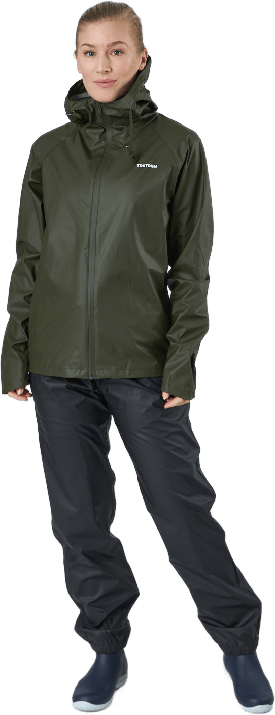 Packable Rainset Forest Green, Unisex, Apparels, jackets, M