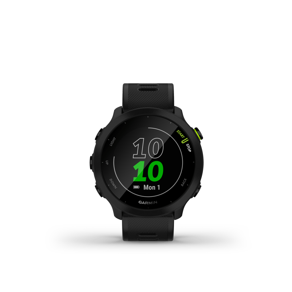 Forerunner 55, Gps Black, Unisex, Utstyr, Elektronikk, Trening, Svart, ONESIZE