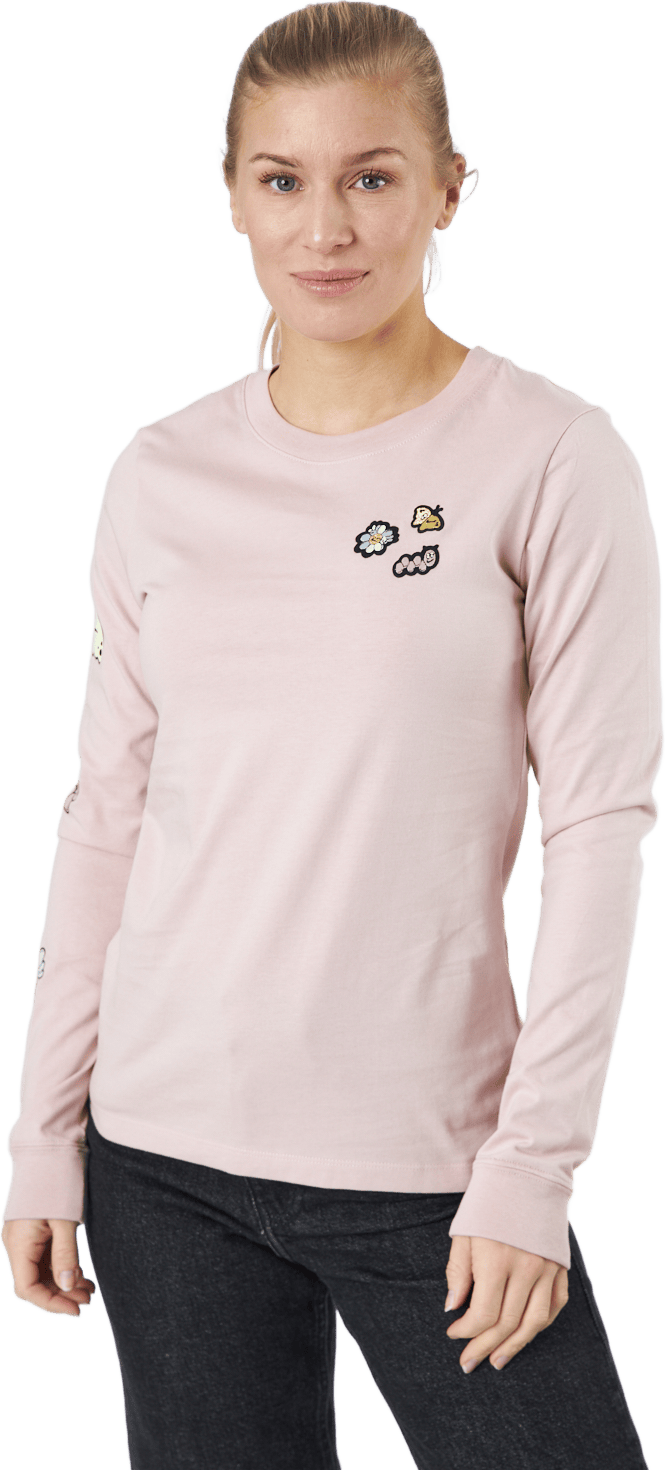 Nike Sportswear Women's Long-s Pink Oxford, Female, Apparels, Shirts, Pink, L