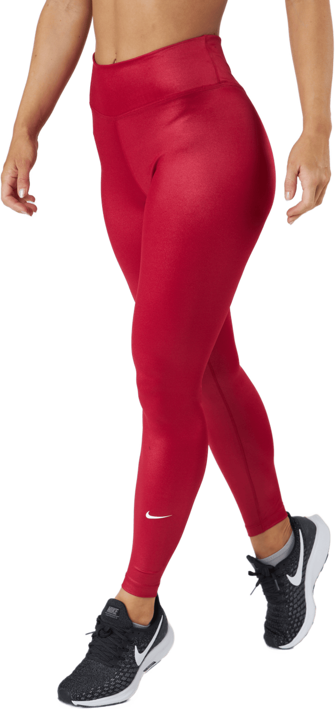 Nike Dri-fit One Women's Mid-r Mystic Hibiscus/white - Bild 2