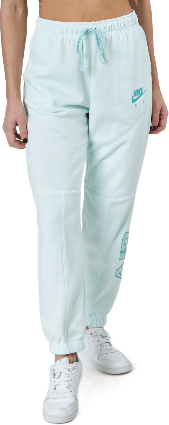 Nike Air Women's Fleece Pants Barely Green/light Dew/washed, Female, Kläder, Byxor, Blå, S