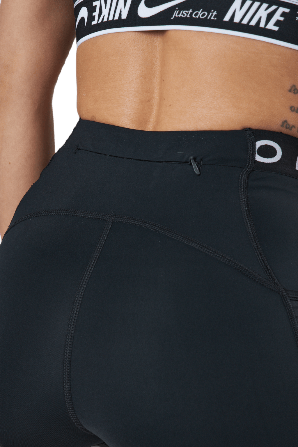 Nike Pro Dri-fit Women's 3" Hi Black/white - Bild 5