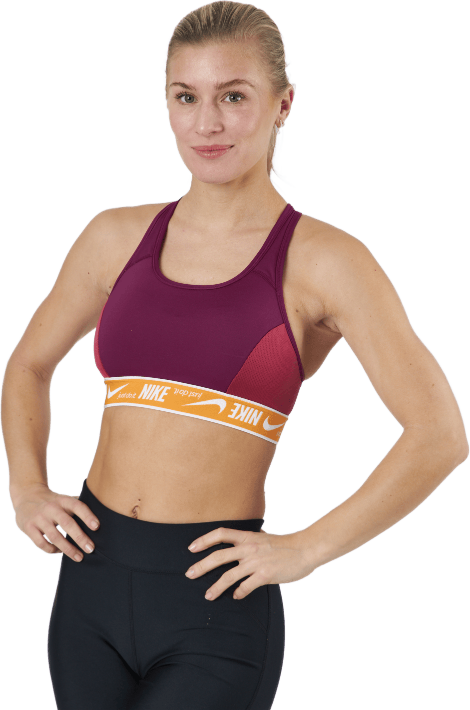 Nike Dri-fit Swoosh Women’s Me Sangria/light Curry/white