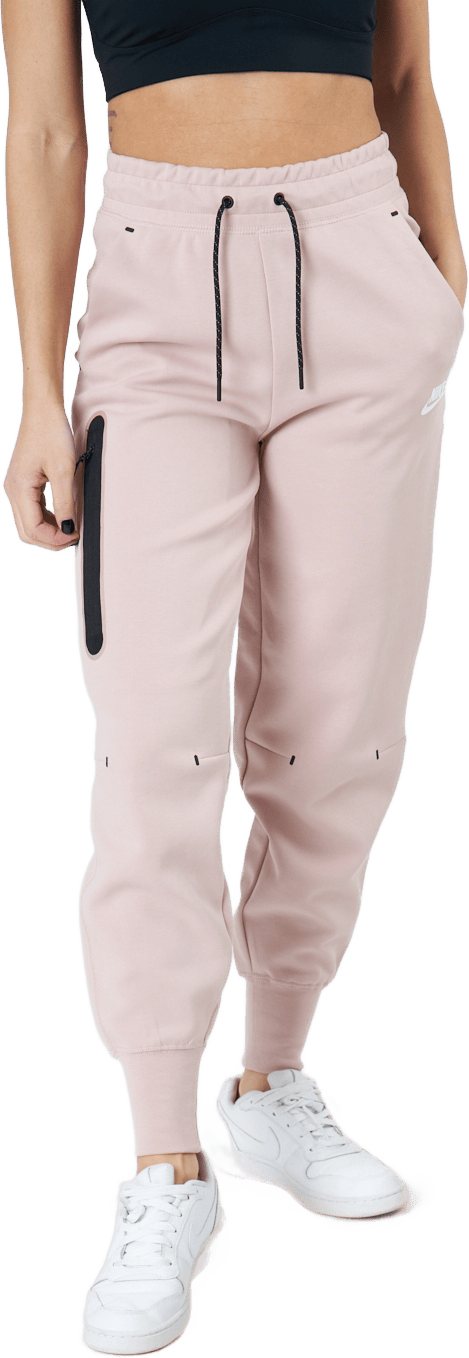Nike Sportswear Tech Fleece Wo Pink Oxford/white, Female, Apparels, Pants, Pink, M