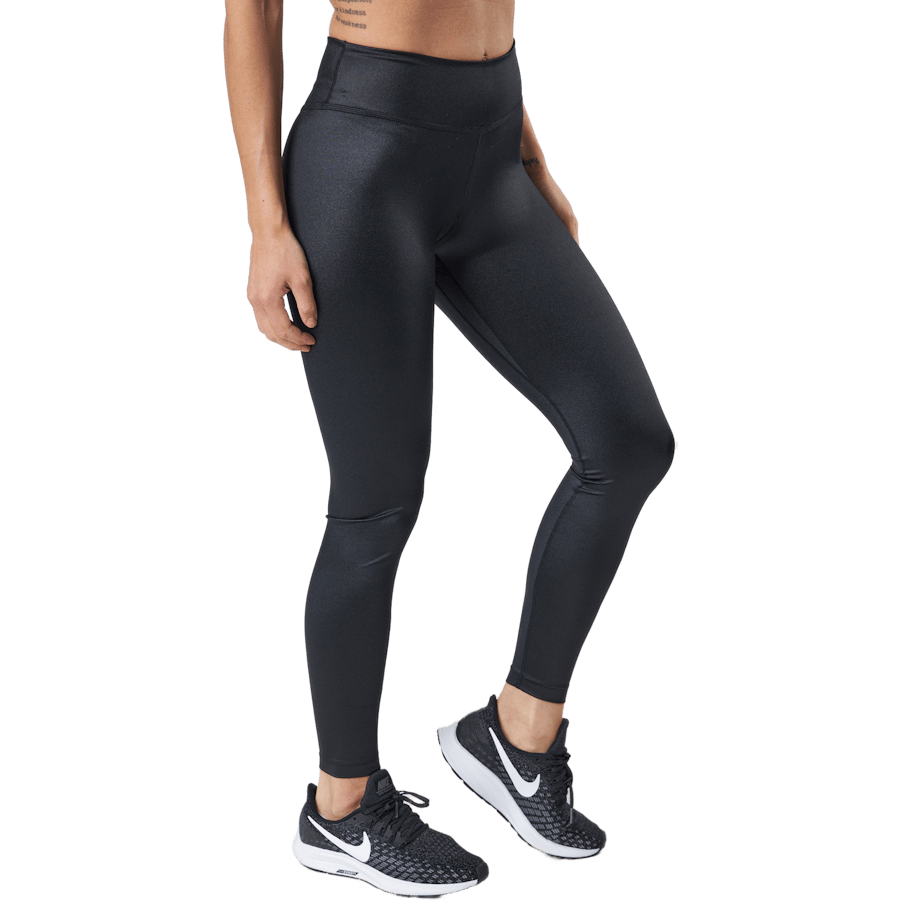 Dri-FIT One Women's Mid-Rise Shine Leggings BLACK/WHITE - Bild 2
