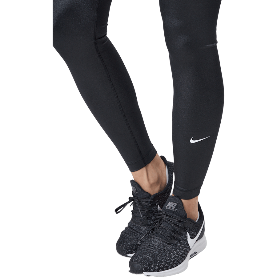 Dri-FIT One Women's Mid-Rise Shine Leggings BLACK/WHITE - Bild 5