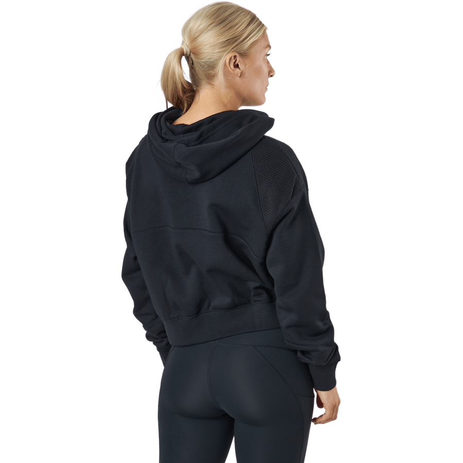 Nike Air Women's Full-zip Flee Black/black/white - Bild 3