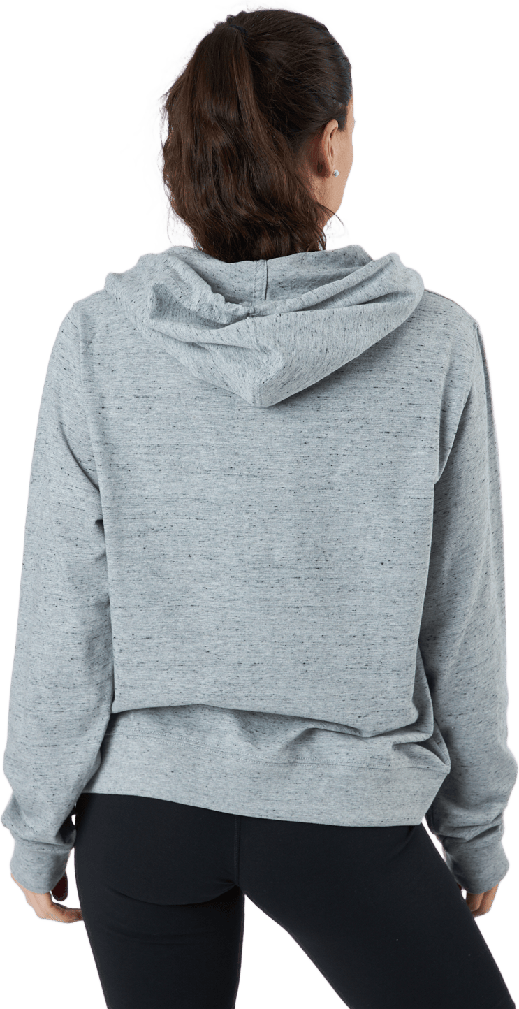 Sportswear Gym Vintage Women's Pullover Hoodie DK GREY HEATHER/WHITE - Bild 3