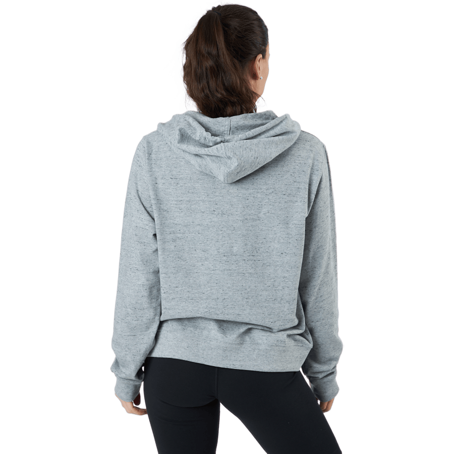 Sportswear Gym Vintage Women's Pullover Hoodie DK GREY HEATHER/WHITE - Bild 3