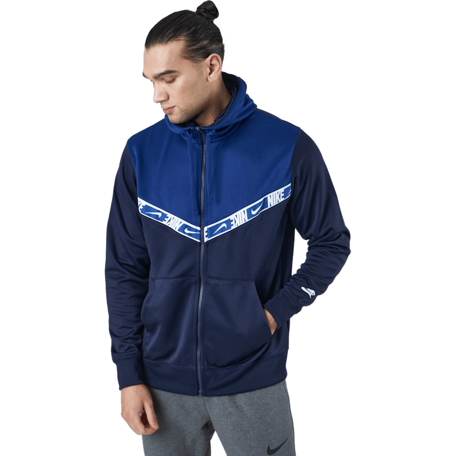 Nike Sportswear Men’s Full-zip Blackened Blue/deep Royal Blue