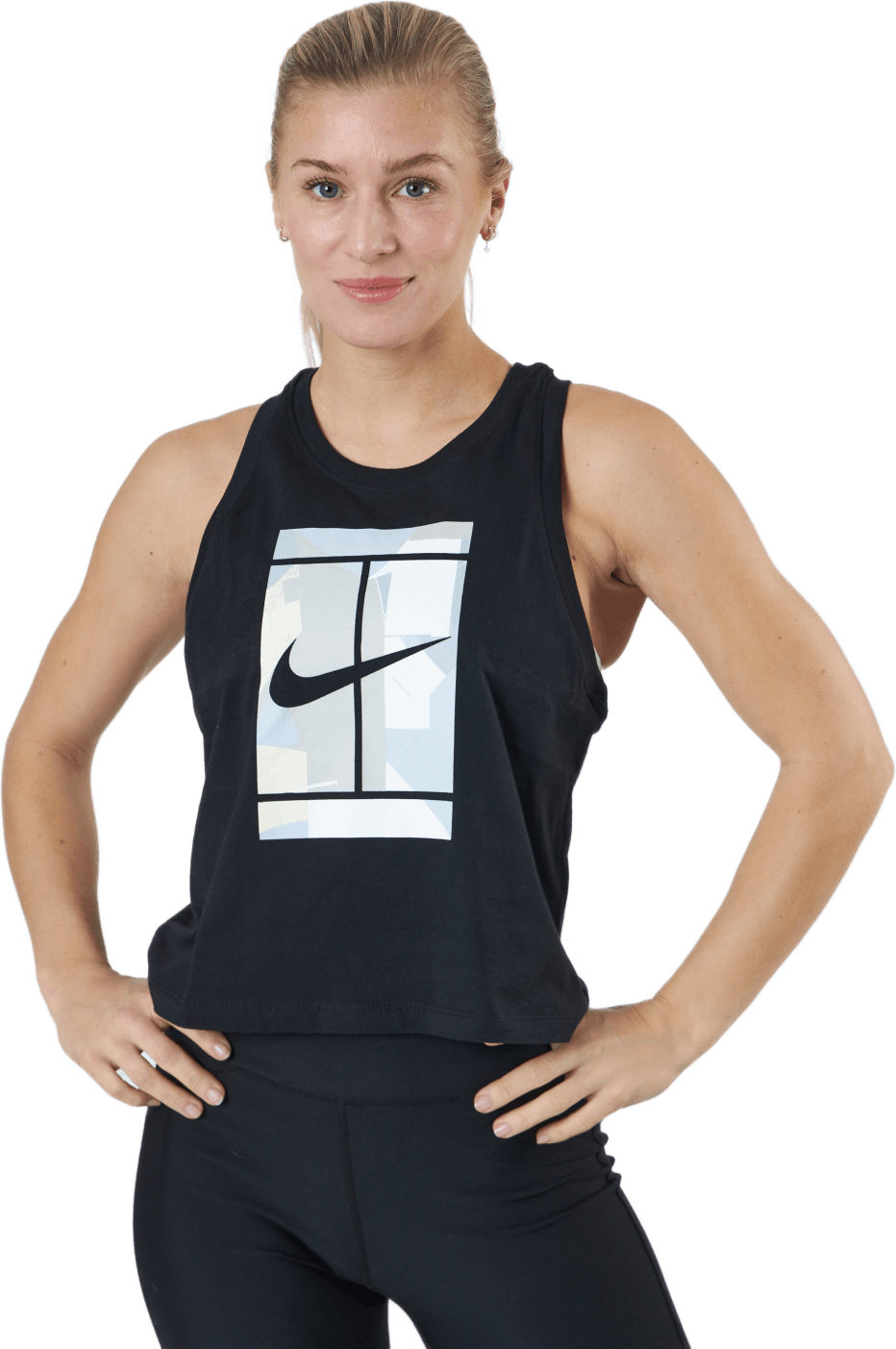 Nikecourt Women's Seasonal Ten Black, Female, Kleding, Tops, Tennis, Zwart, M