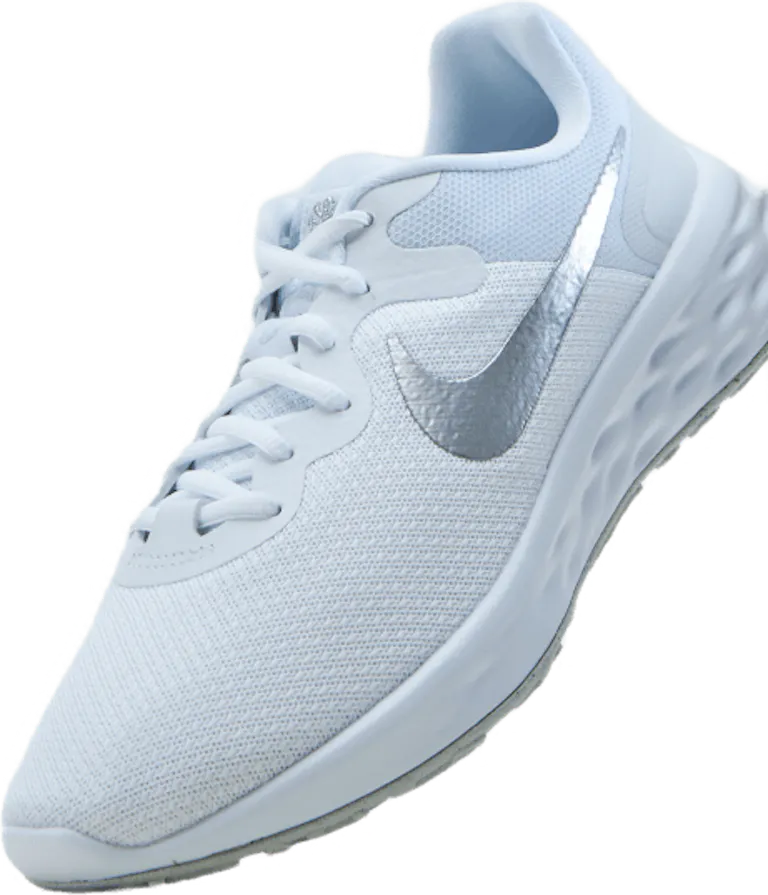 Nike Revolution 6 Women's Runn White/metallic Silver-pure Pla | Bestu Ãþróttamerkin | Sportamore