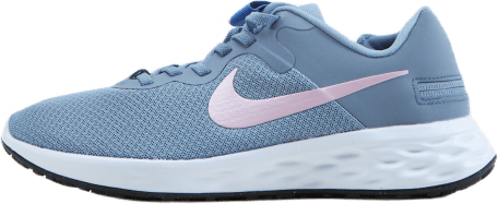Nike Revolution 6 Flyease Wome Ashen Slate/doll-black-medium, Female, Buty, Sneakersy, Niebieski, EU 40,5