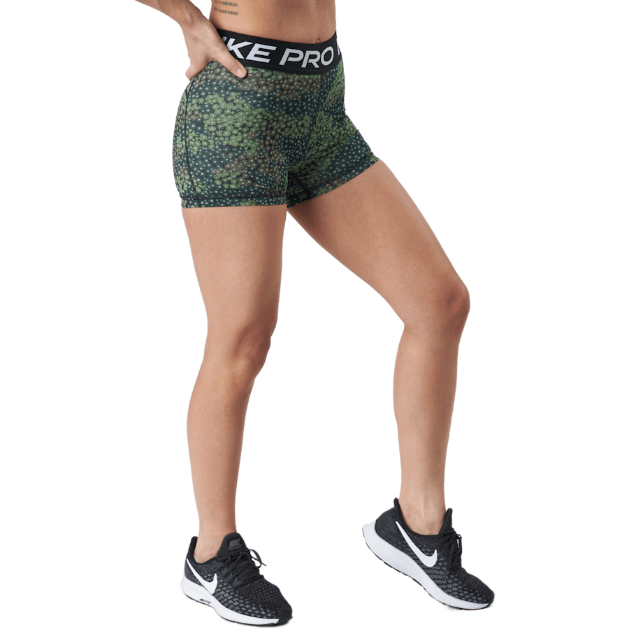 Nike Pro Dri-fit Women's 3" Pr Treeline/black/white - Bild 2
