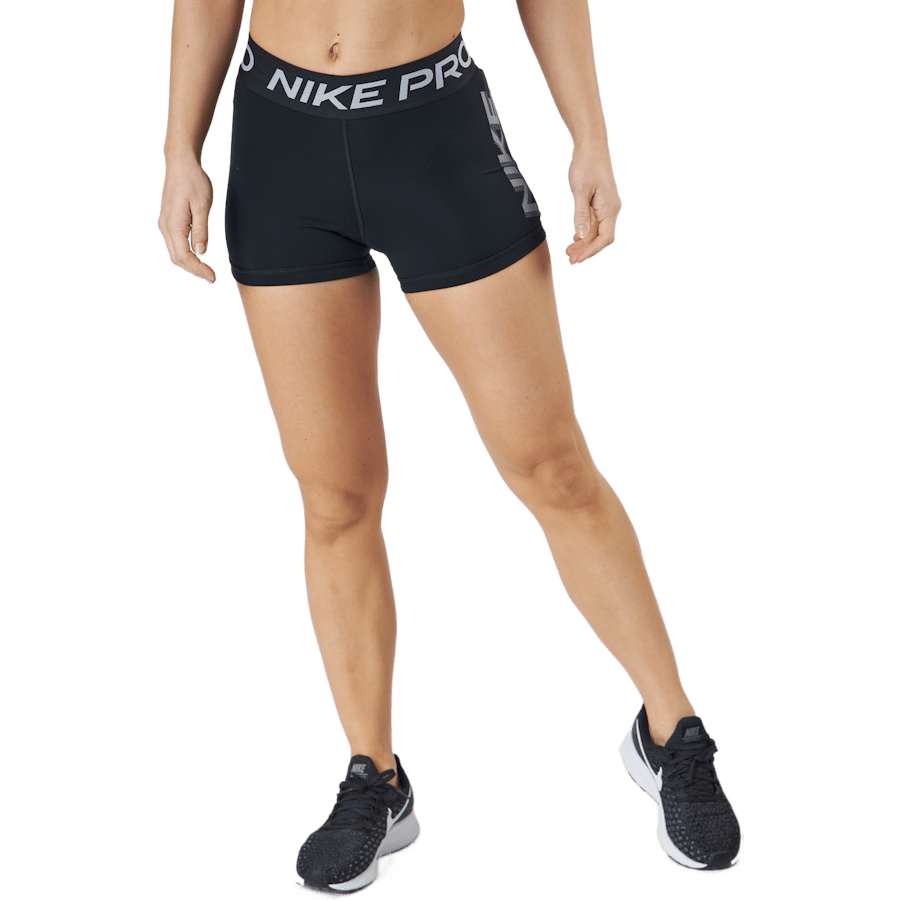 Nike Pro Dri-fit Women’s 3″ Gr Black/black/white