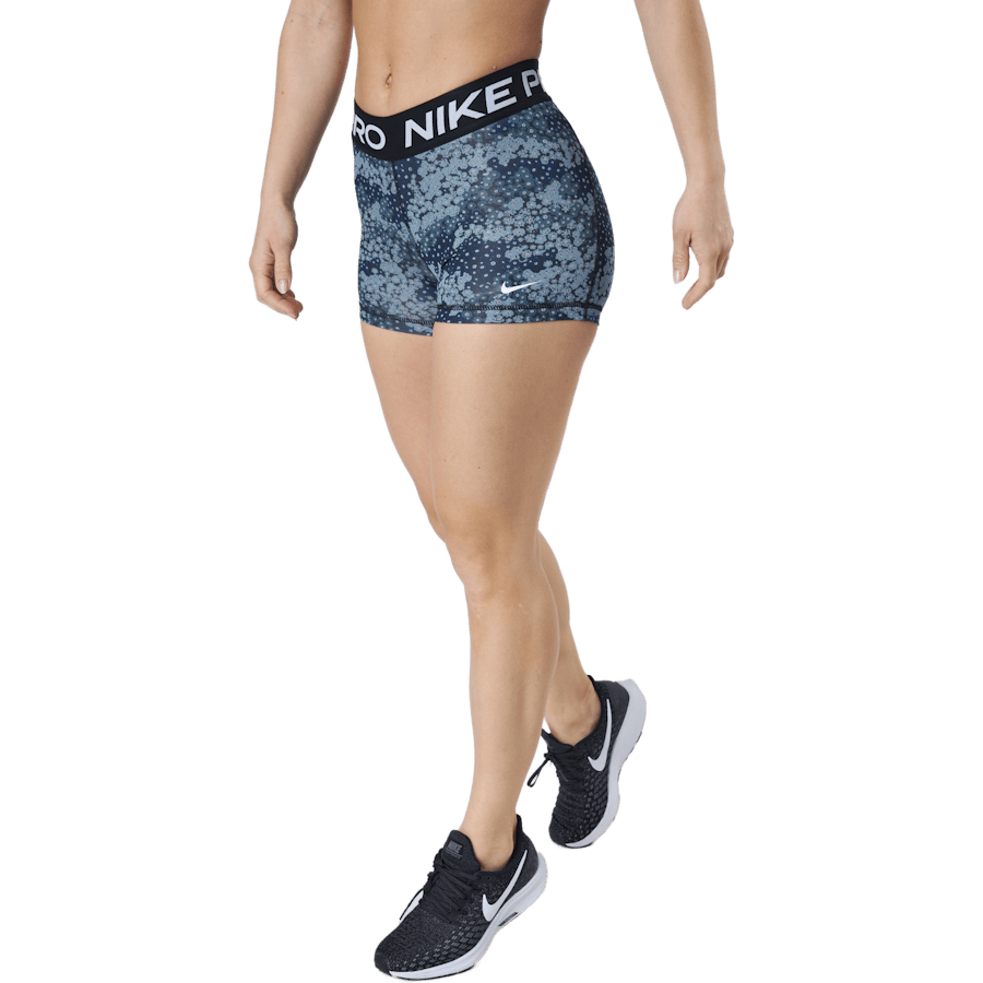 Nike Pro Dri-fit Women's 3" Pr Aviator Grey/black/white - Bild 2