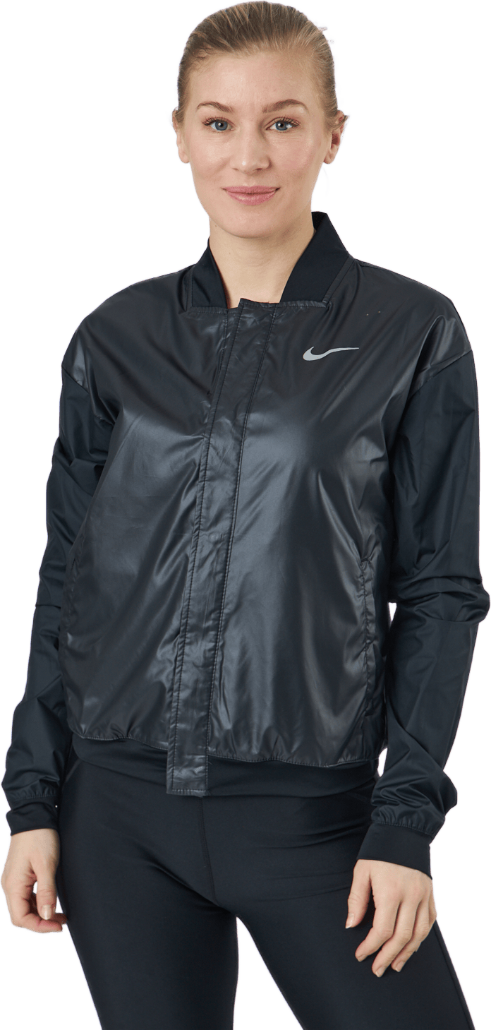 Swoosh Run Women's Running Jacket BLACK/WHITE, Female, Apparels, jackets, Running, Black, L