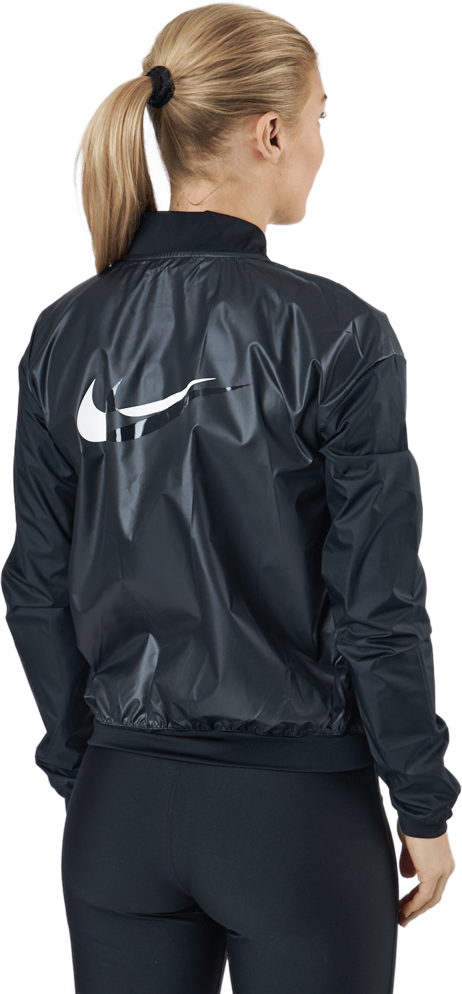 Swoosh Run Women's Running Jacket BLACK/WHITE - Bild 3