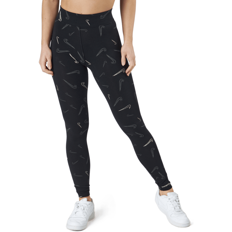 W Nsw Hw Tight Aop Prnt Black/white