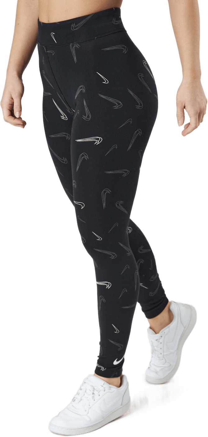 W Nsw Hw Tight Aop Prnt Black/white - Bild 2