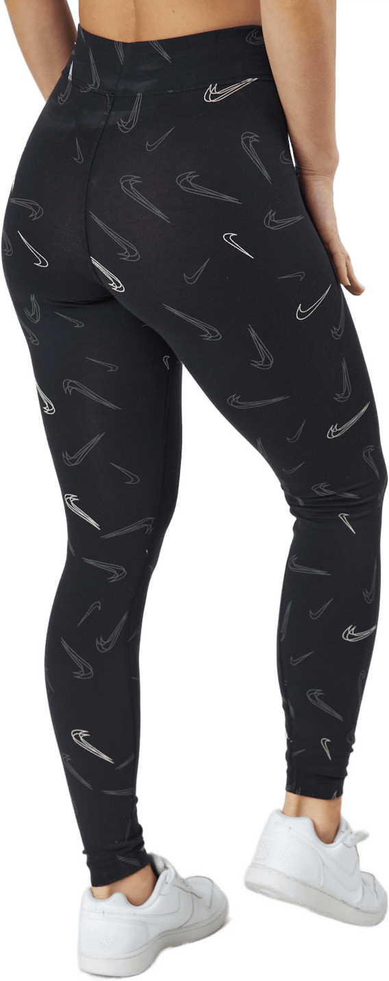 W Nsw Hw Tight Aop Prnt Black/white - Bild 3