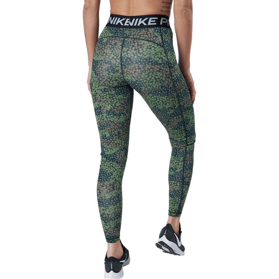 Nike Pro Dri-fit Women's Print Treeline/black/white - Bild 3