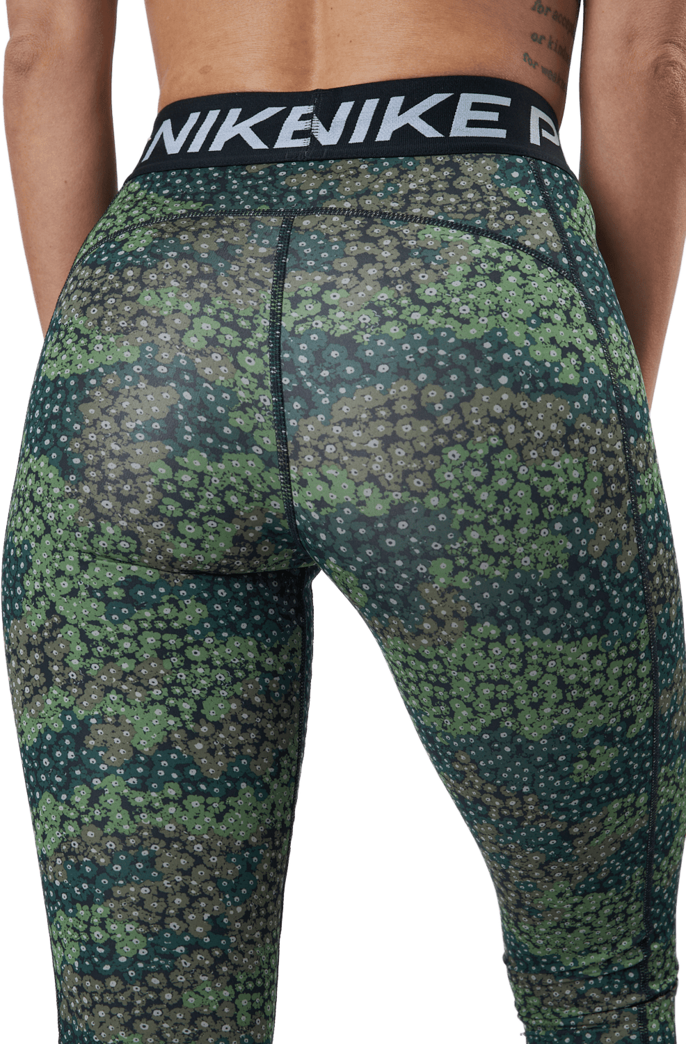 Nike Pro Dri-fit Women's Print Treeline/black/white - Bild 5